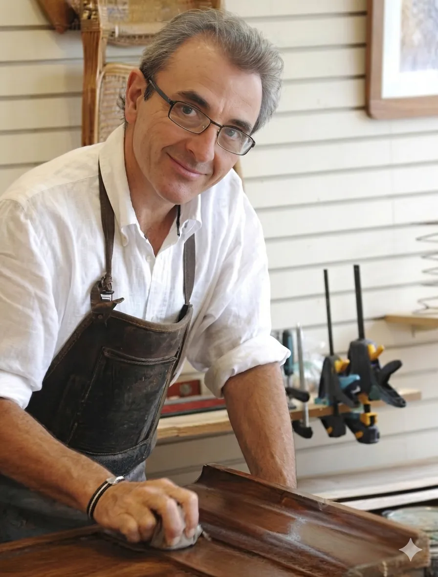 Denis Hazeaux, maître ébéniste d'art à l'Île de Ré